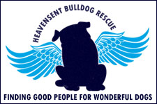 Heavensent Bulldog Rescue Logo