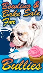 BOWLING & BAKE SALE FUNDRAISER!